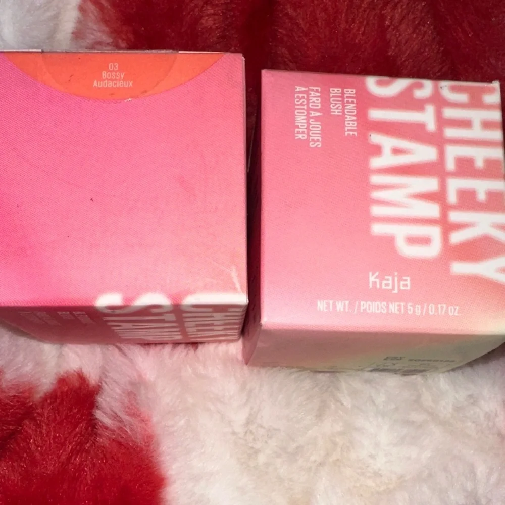 2 NIB Kaja Cheeky Stamp Blendable Blush - Bossy